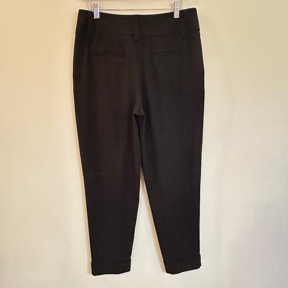 Alice + Olivia Pleated Front Black Pants sz 6 - Picture 6 of 7